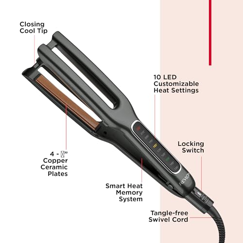Plancha para cabello Revlon Double Straight Copper Ceramic miniatura 3