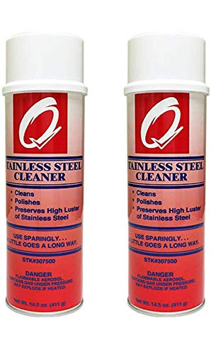 Limpiador de Acero Inoxidable Q set de 2 latas
