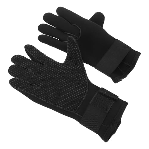 Guantes de buceo Mikinona de neopreno de 3 mm negros antideslizantes para kayak