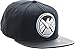 Marvel S.H.I.E.L.D. Nick Fury Embroidered Logo Snapback Baseball Cap
