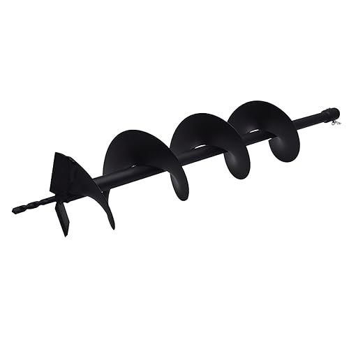 Miniatura 3 de Broca de taladro de 6 pulgadas con eje de 34 pulgadas, broca para jardinera, compatible con maceta rápida