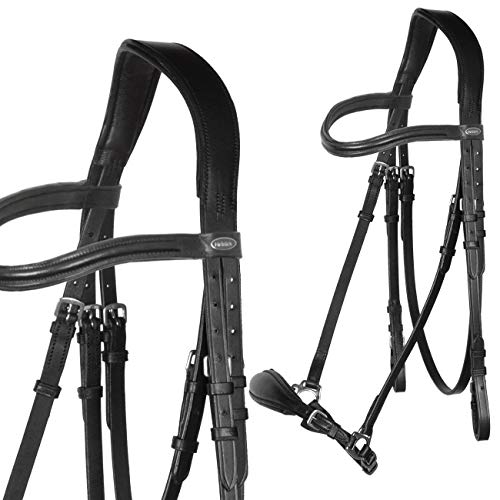 Heinick-Reitsport Trense Soft Hannoveranisch verstellbar Stride Schwarz ~ Classic ~ Warmblut