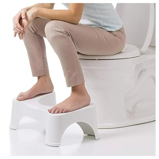 Banquinho Auxiliar De Vaso Sanitário Apoio de Pés Para Cócoras Privada FastJoy