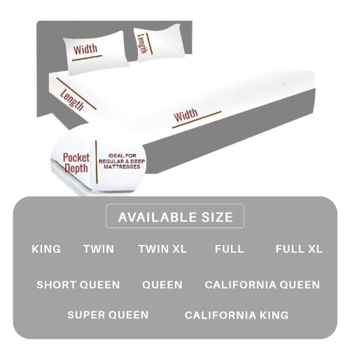 Bedify Bedding 100% Pure Silk Satin Sheet Set 7Pcs, Silk Fitted Sheet 15'' Deep Pocket,Silk Flat Sheet,Duvet Cover&Pillowcases |Cool Soft Silk Sheets|Wrinkle Free Fade Resistant| Silver Grey, King #TOP6