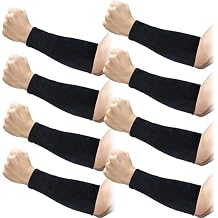 4 Pairs Arm Cover Protection Sleeves Level 5 Protection Cut Burn Resistant Sleeve Anti Abrasion Forearm Protector
