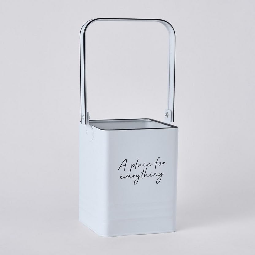 HomeBox Vintage Peg Storage Box - 14x14x33 cm