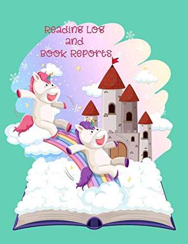 Reading Log And Book Reports: A Reading Journal For Kindergarten To 5th Grade Readers To Be Used To Keeps Track And Review Their Book Reading-Great Gift For Kid With Cute Unicorn Book Cover(Vol.2) image 3