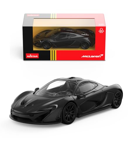 RASTAR Modelo de Auto McLaren P1 Diecast 1:43 Negro miniatura 1