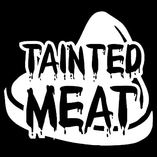 Amazon Com Car Stickers Funny 12 8cm11 5cm Interesting Tainted Meat The Walking Dead Vinyl Decal Car Sticker Black Silver Car Decals And Stickers Color Name Silver Automotive