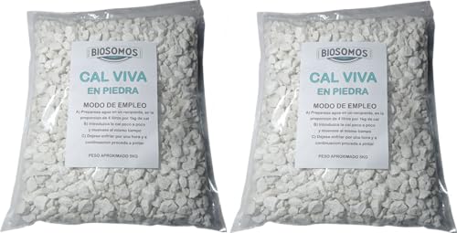 Cal Viva En Piedra 5 Kg (2 Unidades)