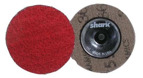 Shark 12634 Industries 2" Red Ceramic Grinding Discs Rolock 120 Grit-25 Pk