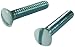 L.H. Dottie 416WHT Wall Plate Screw Oval Head, Slotted, No.6-32 TPI by 1-Inch Length, White, 50-Pack