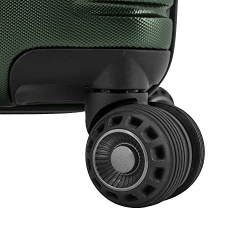 Traveler's Choice Archer Polycarbonate Hardside Spinner Luggage Set, Green, 3-Piece #TOP5