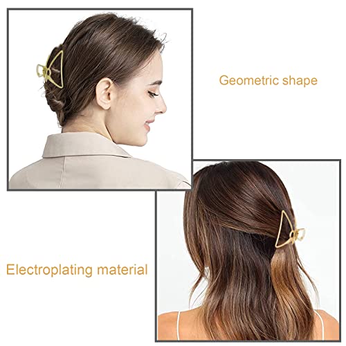 Yeepsys Hair Clips, 2Pcs Large Metal Hair Claw Barrette Clamp Jaw For Women #TOP6