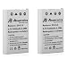 Powerextra 2 x EN-EL5 Battery Compatible with Nikon EN-EL5, CoolPix 3700, 4200, 5200, 5900, 7900, P3, P4, P80, P90, P100, P500, P510, P520, P530, P5000, P5100, P6000, S10