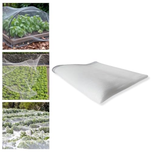 MODO AGRO Filet anti-insectes pour oiseaux et grêle 50 g/m² - Filet de protection contre les insectes anti-grêle et anti-vent spécial agriculture résistant et flexible (1,5 m x 5 m)
