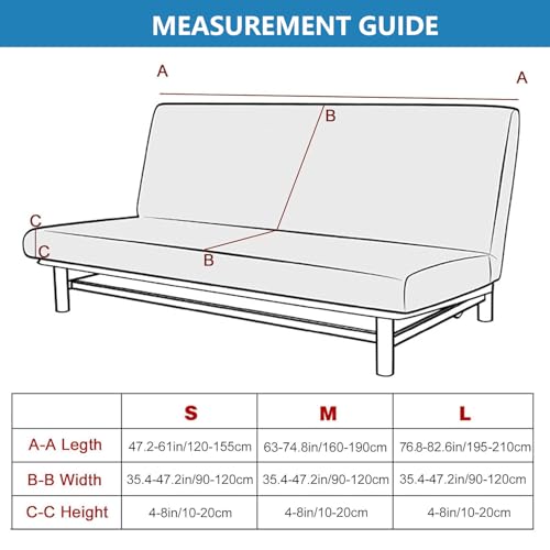 Housse de futon lavable verte pour protéger votre canapé-lit - 7