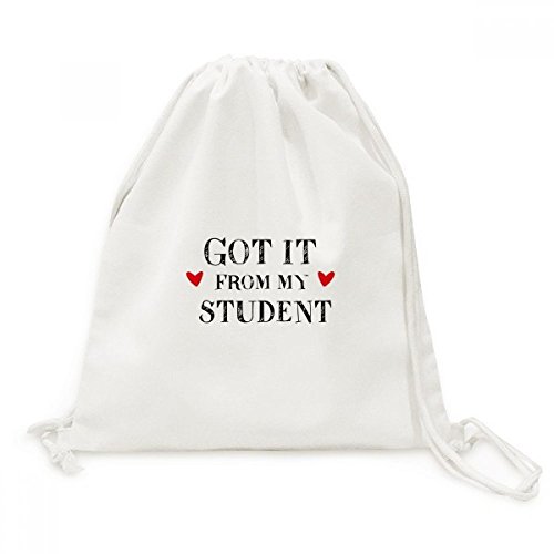 Sac cordon enseignant en toile, le cadeau idéal pour stagiaire et prof