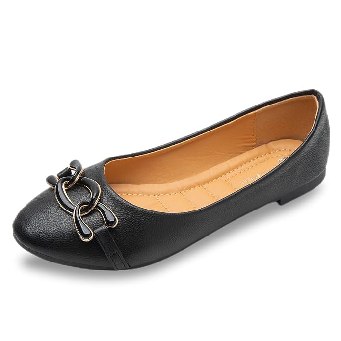 Kanndy Girls & Womens Casual Bellies Ballet Flat | Pack of 1 | (Black, 5) (B0D1KBMGMJ) Amazon Price History, Amazon Price Tracker