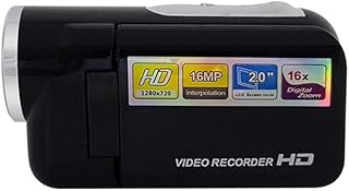 4K Camcorder Video Camera, Video Camera 1600P Camcorder Vlogging Camera for YouTube, Portable Video Recorder, 2'' TFT LCD Screen