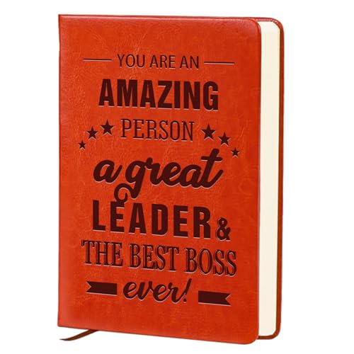 QDWXDEL Gift for Boss,A5 Hardcover Leather Journal for Women,Journal Notebook for Work,Thank You Gifts,Leadership Gifts (great LEADER) QDWXDEL Gift for Boss,A5 Hardcover Leather Journal for Women,Journal Notebook for Work,Thank You Gifts,Leadership Gifts (great LEADER)
