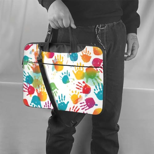 Maletín de hombro para laptop unisex 15.6 pulg miniatura 6
