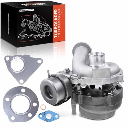 Frankberg Turbocompresor refrigerado por aceite BV39 Compatible con Clio III BR0/1 CR0/1 M.e.g.a.n.e III Hatckback B3 BZ0/1 Kangoo Express FW0/1 Qashqai +2 I J10 JJ10E NJ10 Replace# 8200405203