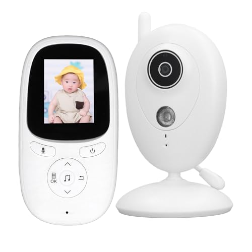 Câmera de Vigilância por Vídeo para Bebês, Câmera de Vigilância Sem Fio para Bebês Com Visão Noturna