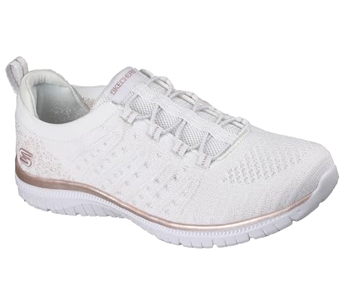 Skechers Virtue Copper Dream Femme, Blanc/or rose., 7.5