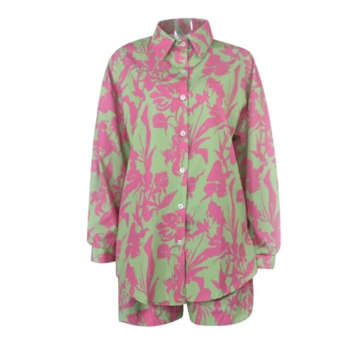 Ensemble deux pièces femme avec chemise ample fluide pour l'été