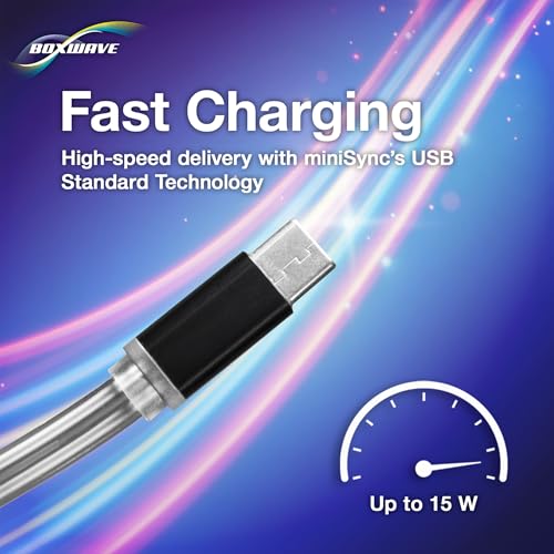 BoxWave Cable Compatible with Tandem t:Slim X2 Insulin Pump - miniSync, Retractable, Portable Sync Cable