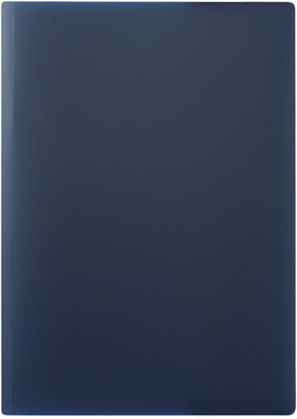 LIHIT LAB SELFANA F7202-11 Job Hunting File Solid Holder, 2 Pocket Type, Navy Black