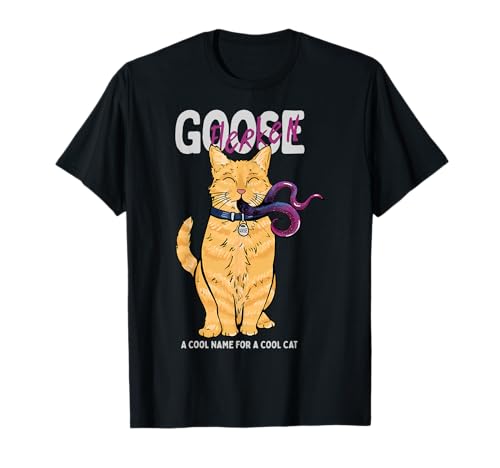 Captain Marvel Goose Cat Cartoon T-Shirt