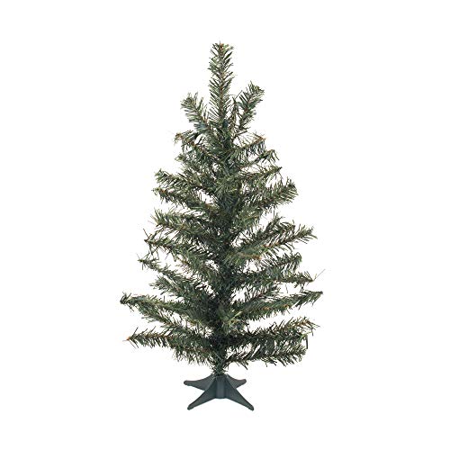 Vickerman 24" Canadian Pine Artificial Christmas Tree Unlit, Seasonal Indoor Home Decor #TOP4