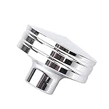 XMMT Chrome Motorcycle Carburetor Choke Cable Knob Cover for Harley Sportster 1200 Softail FLST FXST Road King 1989-2020