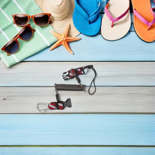 Sangle anti-perte pour outils de plongée avec câble acier ajustable - 7