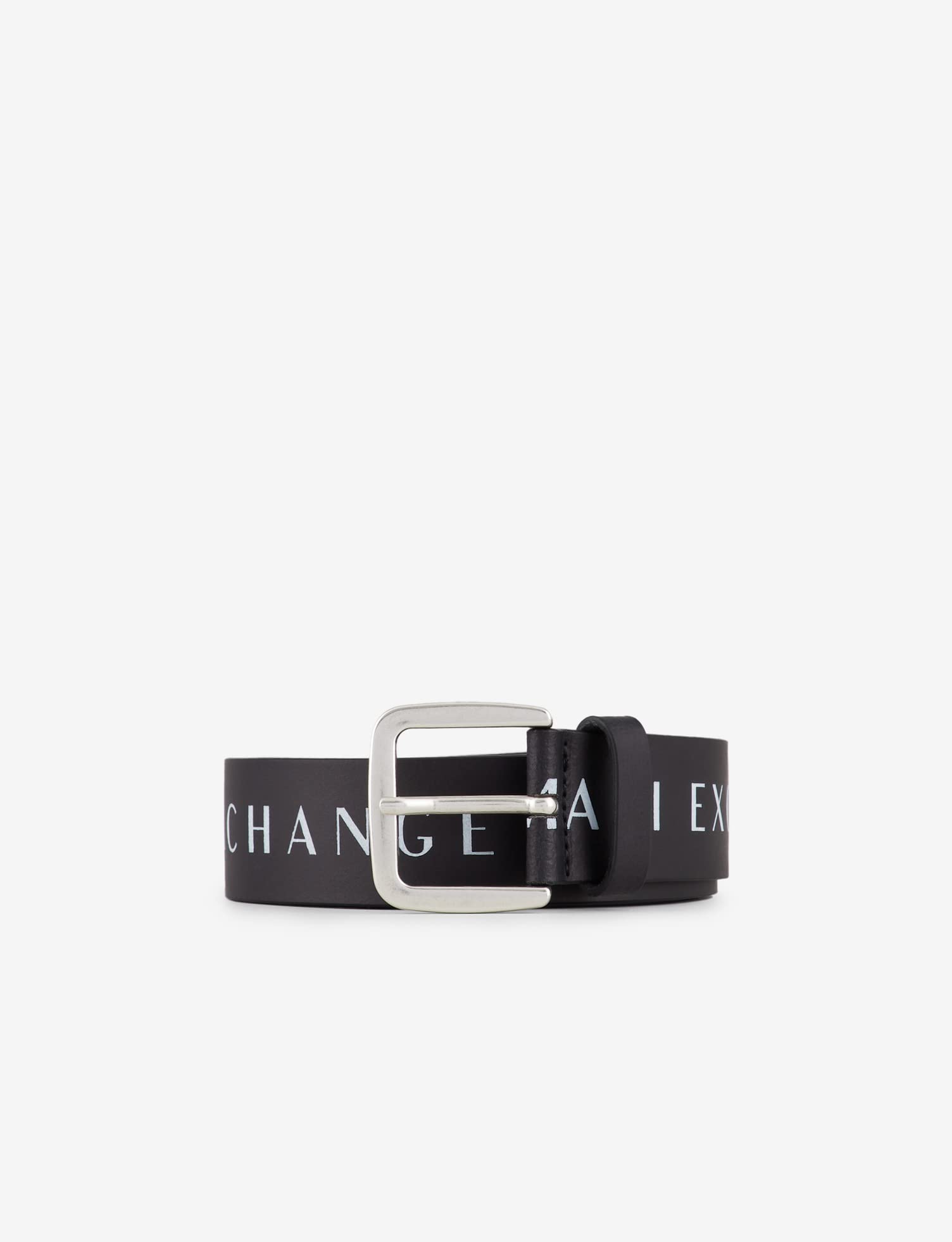 Armani Exchange Logo Print Belt cinturón Hombre