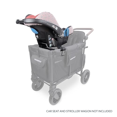 Image of WonderFold Car Seat Adapter for Stroller Wagon - Infant Car Seat Adapter with Secure Attachment - Works with Removable Benches - Easy to Install - Fits the W2 - Compatible with Britax