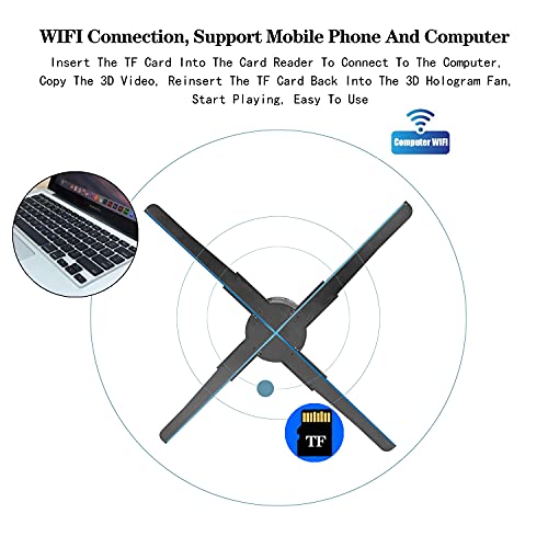 3D-Hologram-FanHologram-Fan-Projector-Screwless-Led-Lights-with-App-and-WiFi-Remote-Control-and-Bluetooth-HD-LED-20001444PX-Resolution-for-Bar-Shop-Halloween-Christmas-177-inches-WiFiAPP