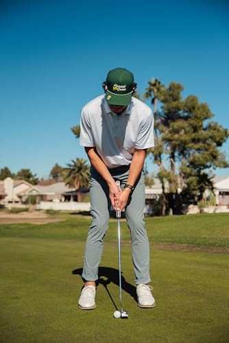 Image of BRIMZ Golf Performance Hat - Tee Holder & Magnetic Brim - Breathable Sweat & Water Resistant Golfing Snapback Cap