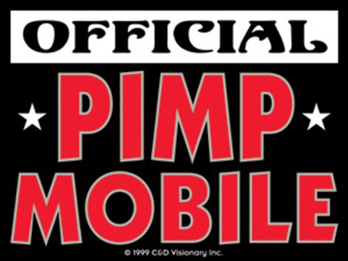 C&D Visionary Licenses Products Official Pimp Mobile Sticker