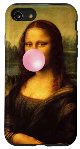 Enjoy Wear Sarcastic French Mona Lisa Chewing Bubble Gum Fun X}zP[X iPhone SE (2020) / 7 / 8 p