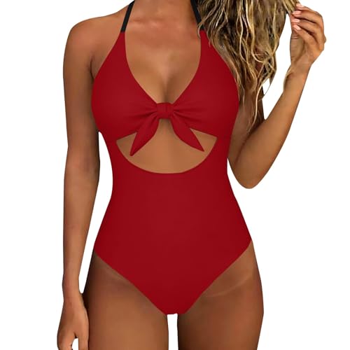 Bañador Mujer Talla Grande Reductor Natacion Estampado Bañadores Natación Monokini Elegante Trajes De Baño Una Pieza, Swimwear Beachwear para Playa Swimsuit Brasileño Beachwaer