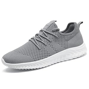 QIJGS Sportschuhe Herren Sneaker Running Laufschuhe Turnschuhe Fashion Schuhe Straßenlaufschuhe Fitnesss Jogging Slip on Walking