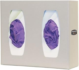 BOWMAN - Glove Box Dispenser - Double with Divider 11.38
