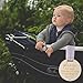 Please Do Not Touch or Kiss Baby Sign, Wooden Don't Touch Baby Sign for Car Seat Baby Stroller Tag with Ribbon No Touching Baby Signage for Baby Newborn