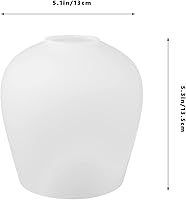 Vista 7 de Housoutil 2 pantallas de cristal de repuesto para lámpara colgante, cubierta de lámpara mate, accesorio montado en el techo