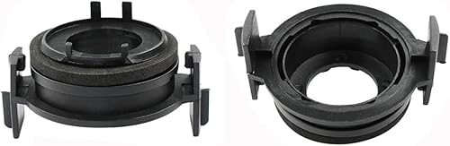 H7 - Adaptador de bombilla LED para faros delanteros, soporte de base de bombilla compatible con B-M-W serie 3 E46, paquete de 2