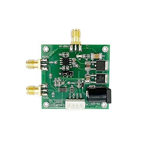 Q-BAIHE DAC8552 Módulo de 16 bits de salida de voltaje dual digital a analógico convertidor DAC fuente de referencia de voltaje de alta precisión con placa de control principal Cover