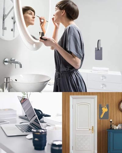 Image of 5Pc Silicone Card Holder for Phone Case, Stick On Wallet for iPhone